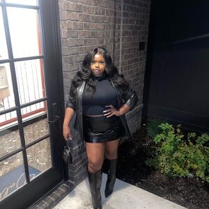 Black Leather Blazer